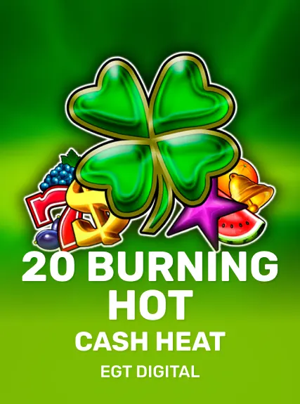 20 Burning Hot Cash Heat game tile